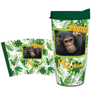 Protect the Chimpanzee 16oz Tumbler - Smile Drinkware USASmile Drinkware USAtumblerCopy of Environmentally, My Dear, I Do Give A Dam 16oz Tumbler tumbler Smile Drinkware USA