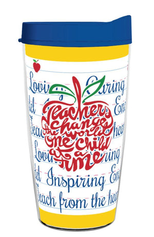 Teachers Change the World One Child at a Time 16oz Tumbler - Smile Drinkware USASmile Drinkware USAtumblerTeachers Change the World One Child at a Time 16oz Tumbler tumbler Smile Drinkware USA