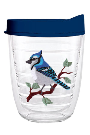 Blue Jay - Smile Drinkware USASmile Drinkware USAtumbler12oz blue jay bird tumbler with blue lid for coffee and cold beverages