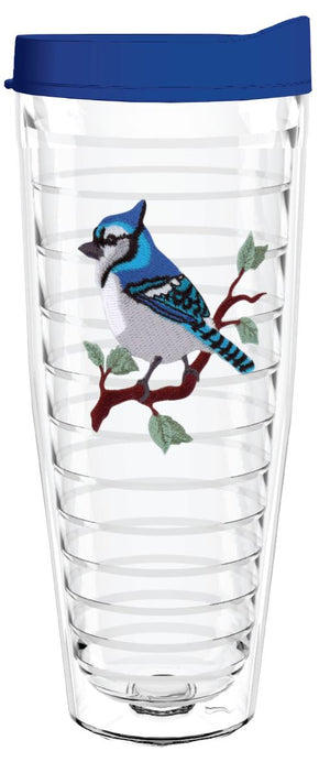 Blue Jay - Smile Drinkware USASmile Drinkware USAtumbler26oz blue jay bird tumbler with blue lid for coffee and cold beverages