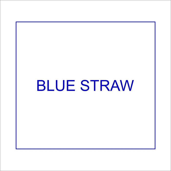 Blue Straw