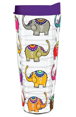 Boho Style Indian Elephants - Smile Drinkware USASmile Drinkware USAtumblerBoho Style Indian Elephants tumbler