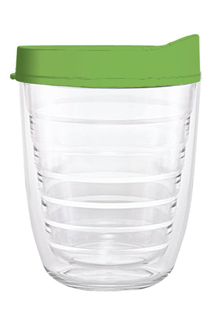 Clear Tumbler with Lime Green Lid - Smile Drinkware USASmile Drinkware USAtumblerClear Tumbler with Lime Green Lid tumbler