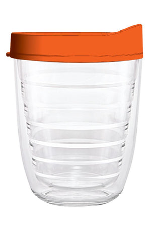 Clear Tumbler with Orange Lid - Smile Drinkware USASmile Drinkware USAtumblerClear Tumbler with Orange Lid tumbler