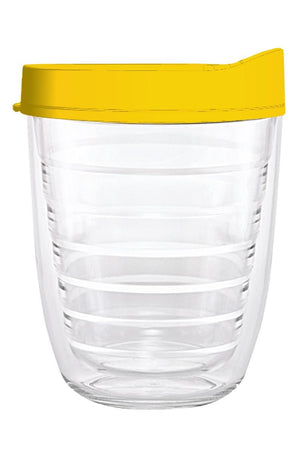 Clear Tumbler With Yellow Lid - Smile Drinkware USASmile Drinkware USAtumblerClear Tumbler With Yellow Lid tumbler