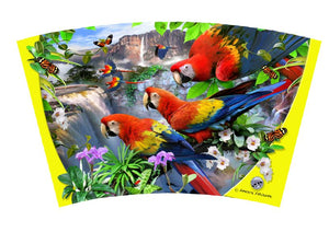 Flight of the Macaw 16oz Tumbler - Smile Drinkware USAHoward Robinson DesignstumblerFlight of the Macaw 16oz Tumbler tumbler Howard Robinson Designs