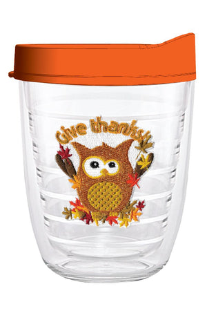 Give Thanks Owl - Smile Drinkware USASmile Drinkware USAtumblerGive Thanks Owl tumbler
