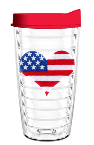 Heart Patriotic - Smile Drinkware USASmile Drinkware USAtumblerHeart Patriotic tumbler 16oz