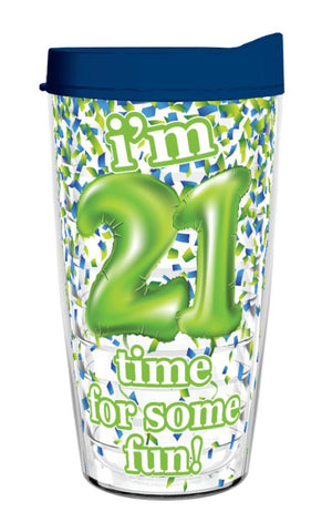 I'm 21 Birthday Tumbler - Smile Drinkware USASmile Drinkware USAtumblerYou're 21 birthday gift tumbler with lid 16oz