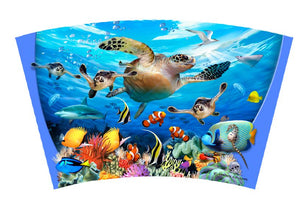 Journey of the Sea Turtles 16oz Tumbler - Smile Drinkware USAHoward Robinson DesignstumblerJourney of the Sea Turtles 16oz Tumbler tumbler Howard Robinson Designs
