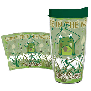 Livin' Life In The WetlAnds - Save Our Swamps Frog 16oz Tumbler - Smile Drinkware USASmile Drinkware USAtumblerLivin' Life In The WetlAnds - Save Our Swamps Frog 16oz Tumbler tumbler Smile Drinkware USA