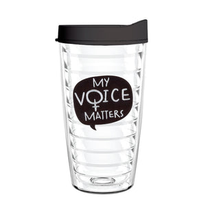 My Voice Matters Tumblers with Lid And Straw - Smile Drinkware USASmile Drinkware USAtumblerMy Voice Matters Tumblers with Lid And Straw tumbler 16oz