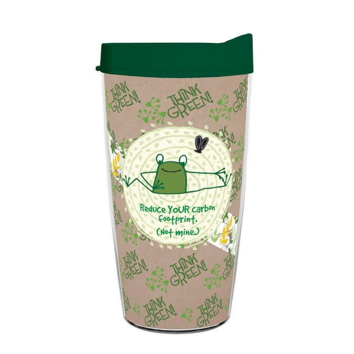 Reduce Your Carbon Footprint, Not Mine Frog 16oz Tumbler