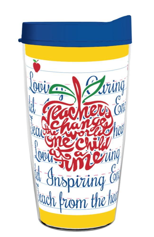 Teachers Change the World One Child at a Time 16oz Tumbler